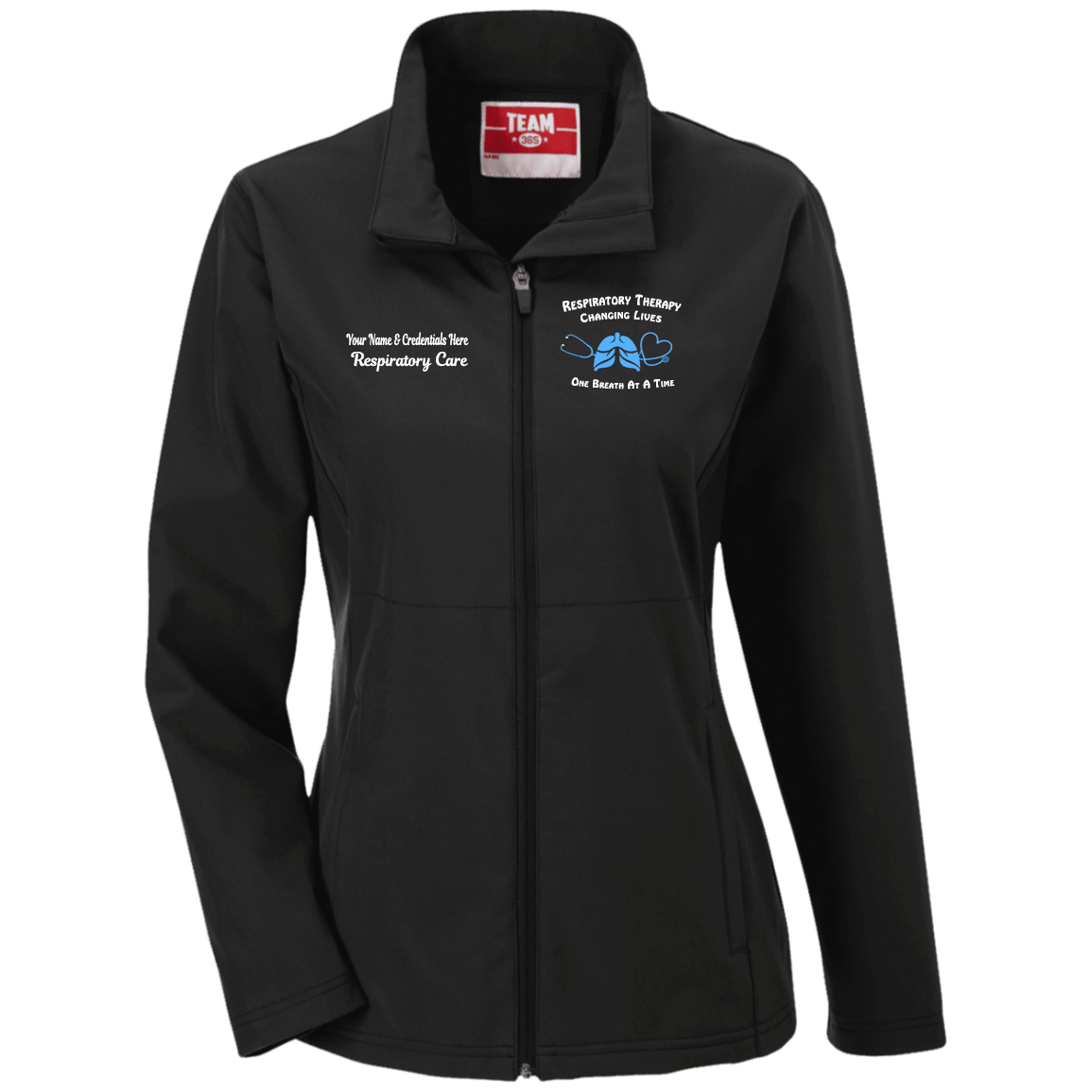 Respiratory Therapist | Women's Personalized Team 365 Softshell Jacket-TD Gift Solutions.com