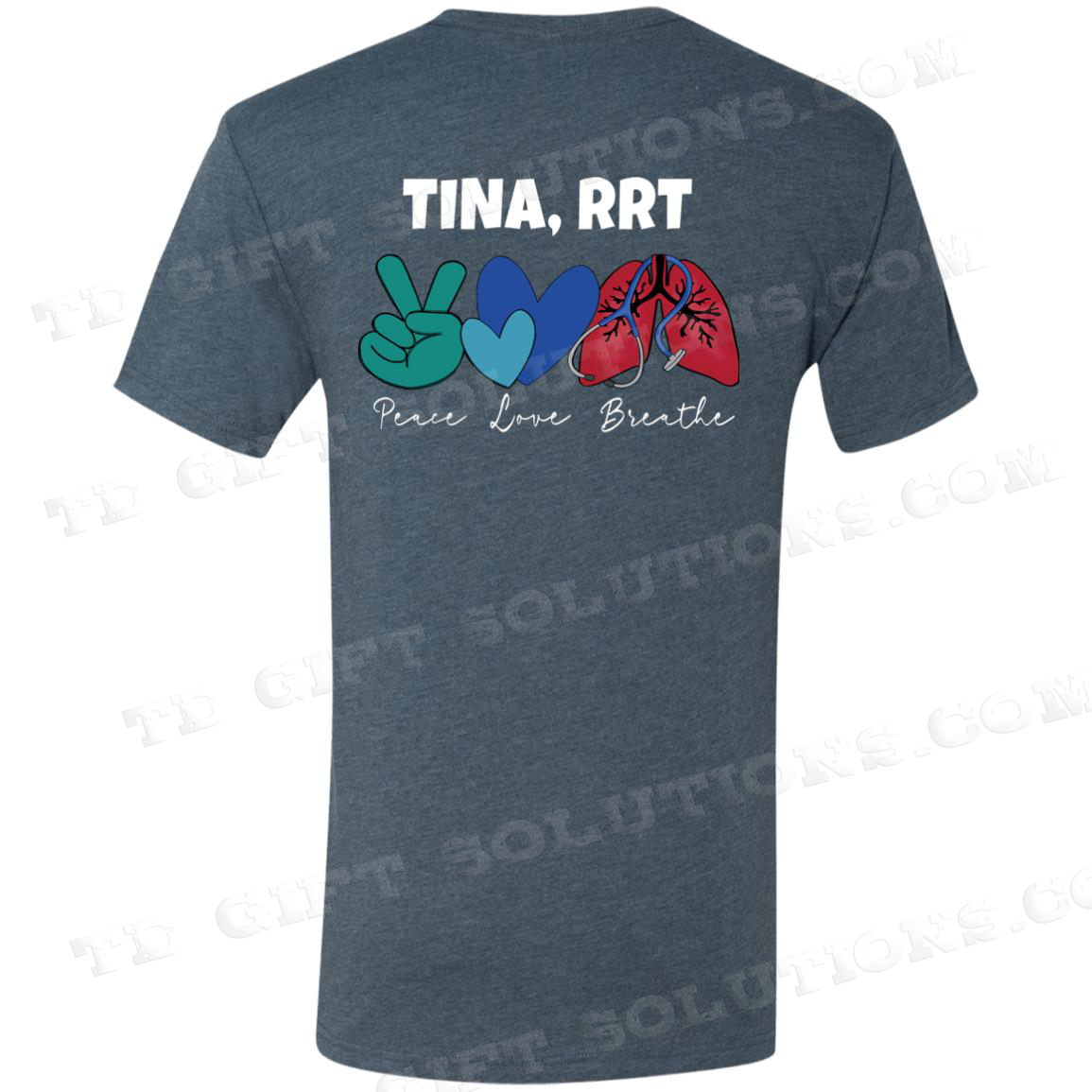 Personalized Respiratory Care Week Triblend T-Shirt-TD Gift Solutions.com