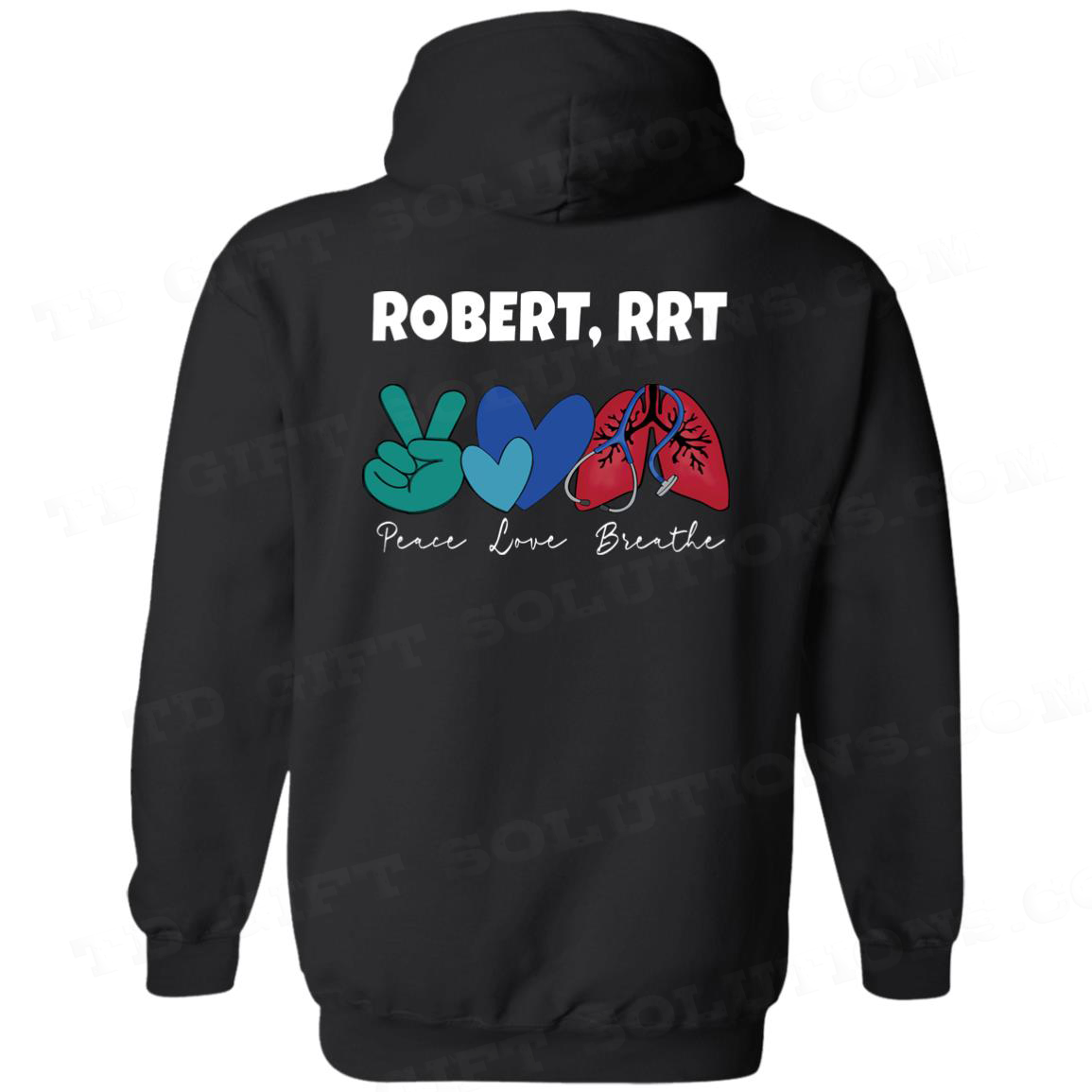 Personalized Respiratory Care Week Pullover Hoodie-TD Gift Solutions.com