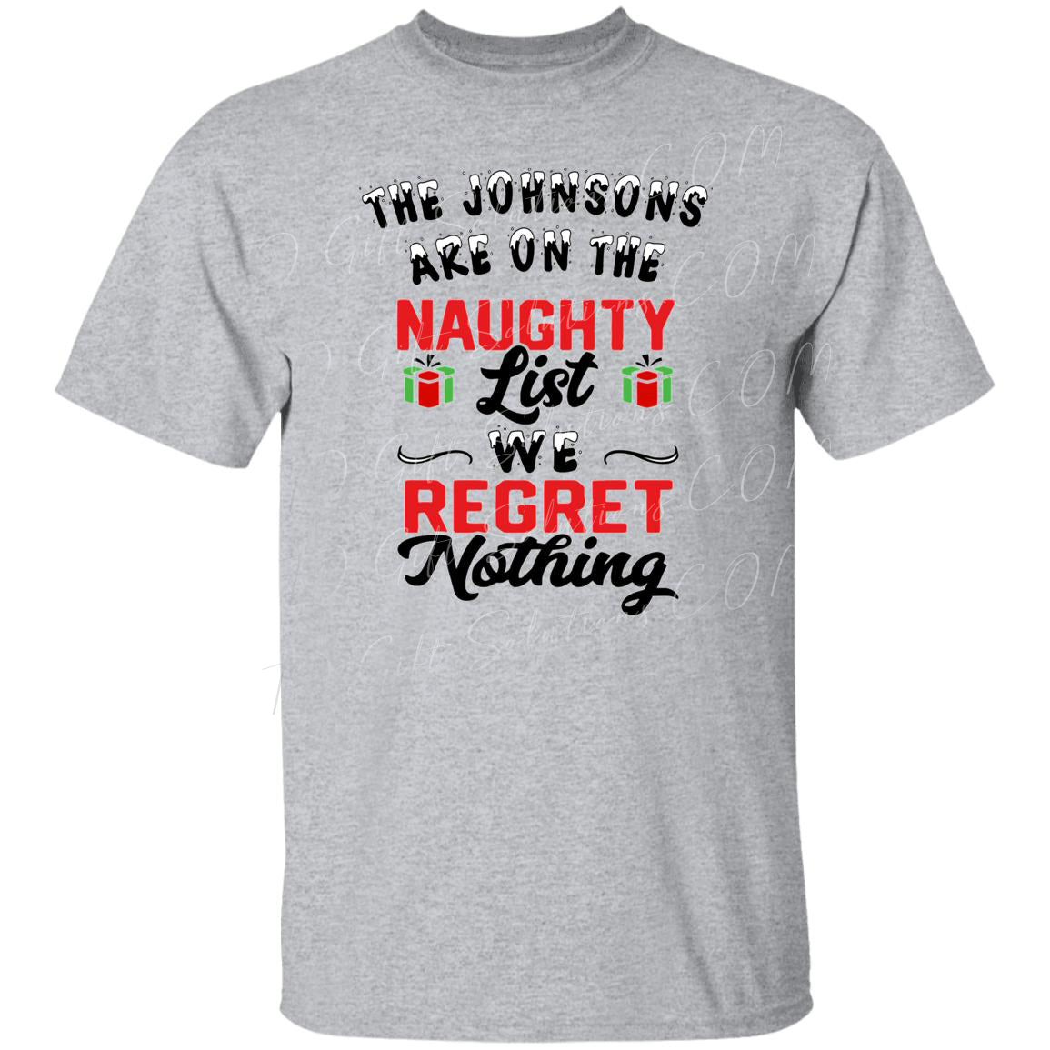 Personalized Family Matching Christmas Shirts - We Regret Nothing Family T-shirt-TD Gift Solutions.com