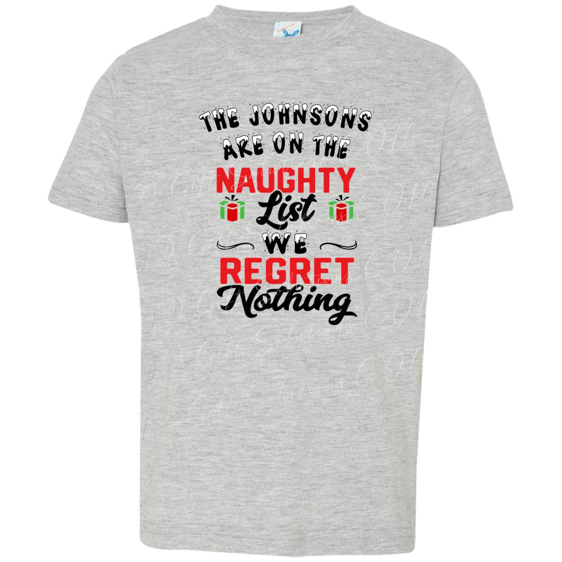 Personalized Family Matching Christmas Shirts - We Regret Nothing Family T-shirt-TD Gift Solutions.com