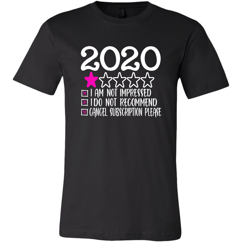 I'm Not Impressed With 2020 Unisex Black T-shirt-T-shirt-TD Gift Solutions.com