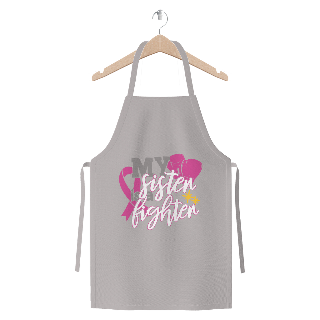 My Sister Is A Fighter 2 Premium Jersey Apron-Apparel-TD Gift Solutions.com
