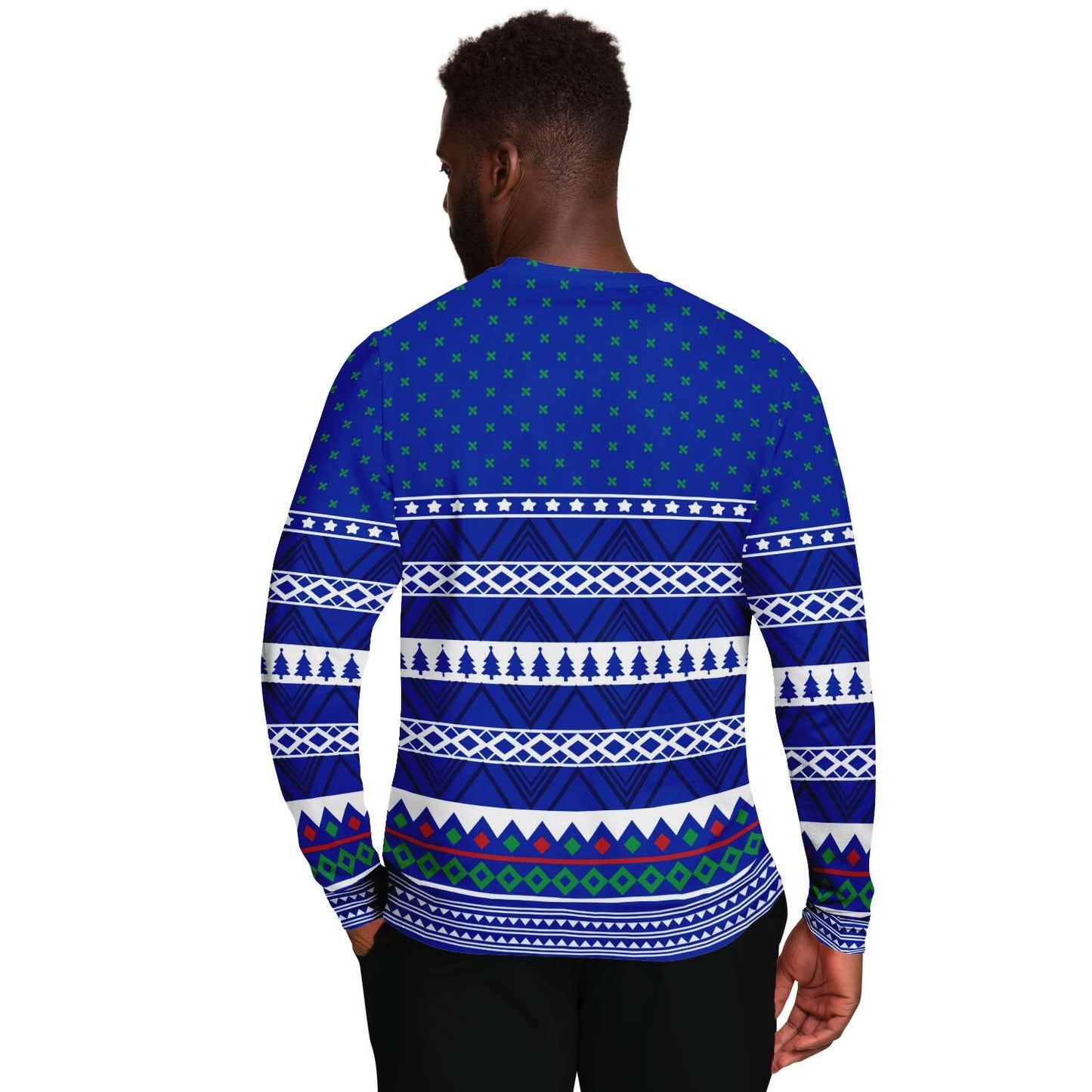 Ugly Christmas Sweatshirt | Police Officer Snowman "Freeze" Ugly Sweatshirt-TD Gift Solutions.com