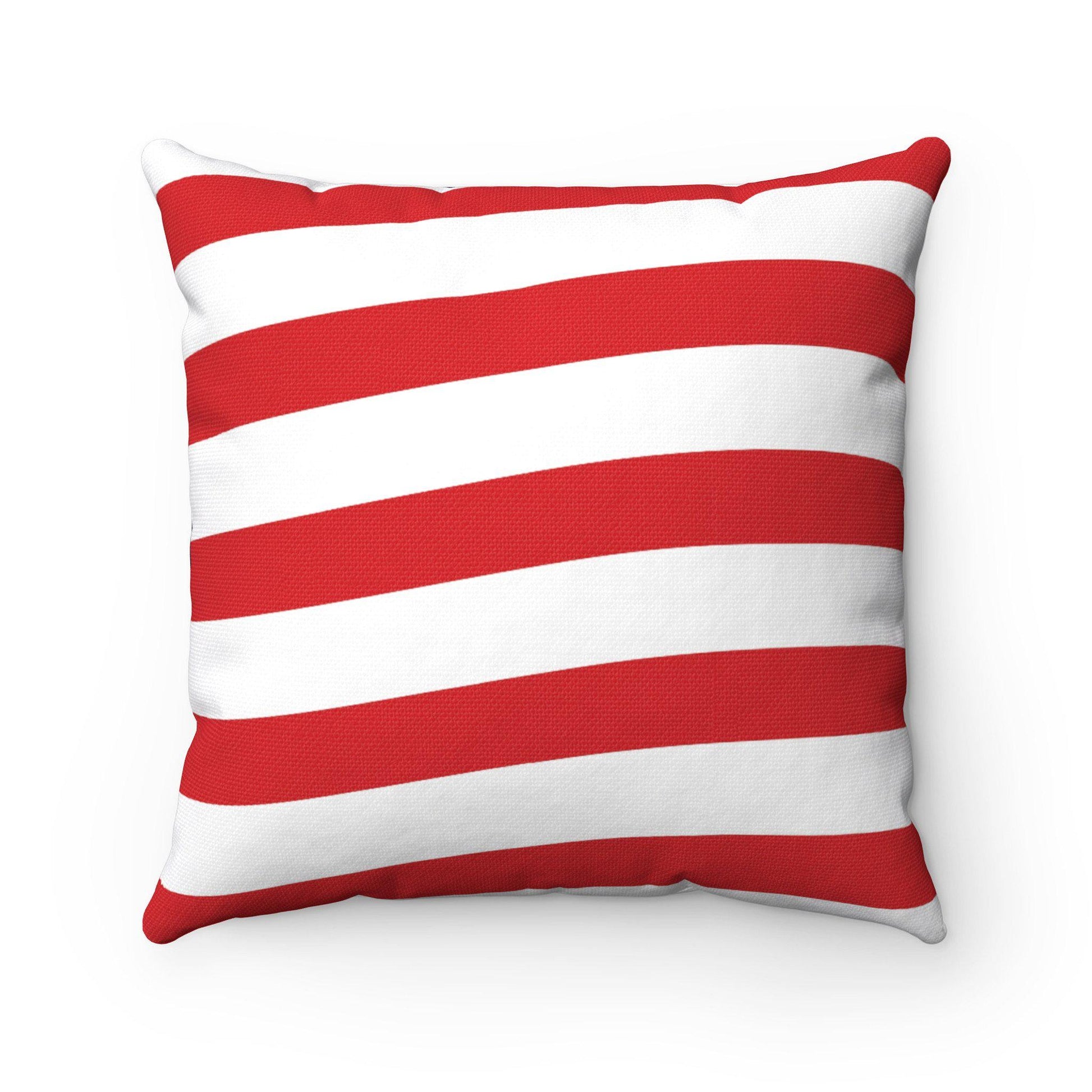 Stars and Stripes Spun Polyester Square Pillow - Home Decor