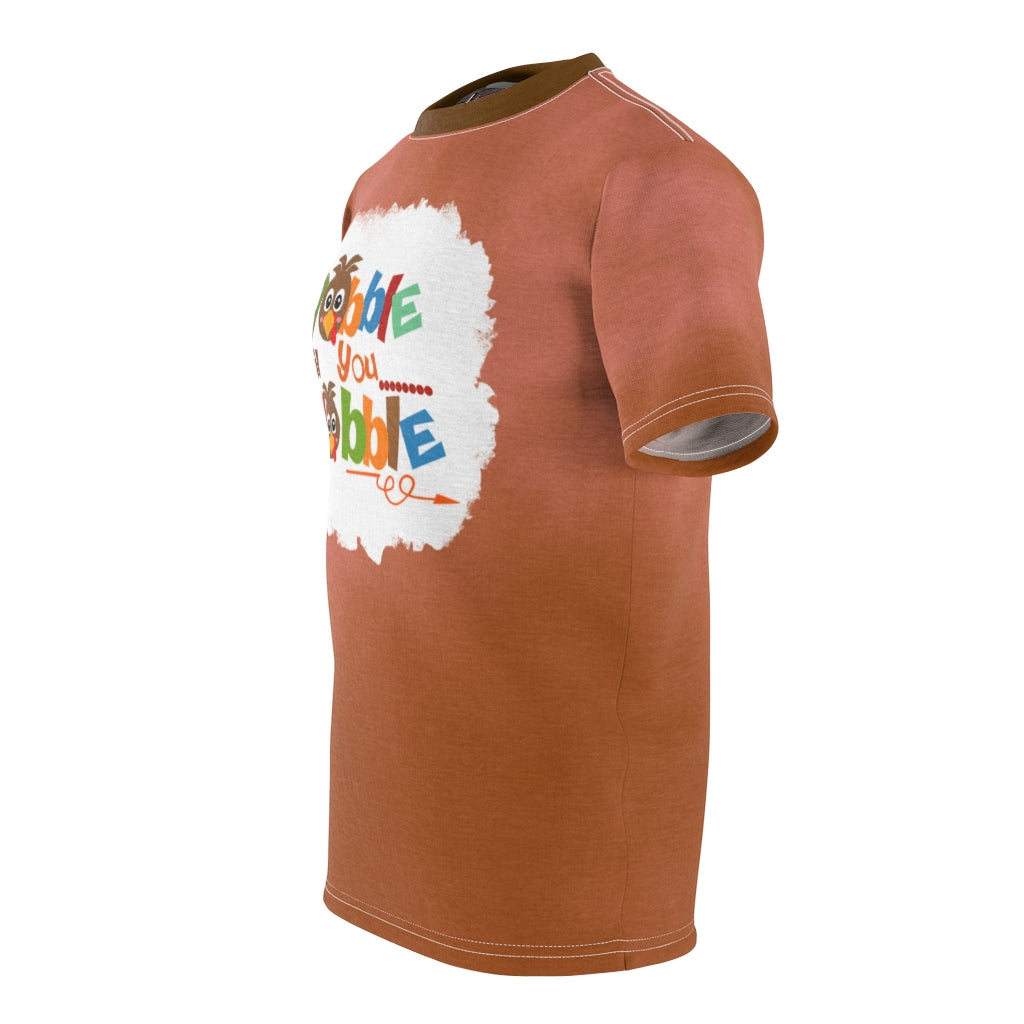 Thanksgiving Shirt | Gobble Till You Wobble AOP T-Shirt-TD Gift Solutions.com
