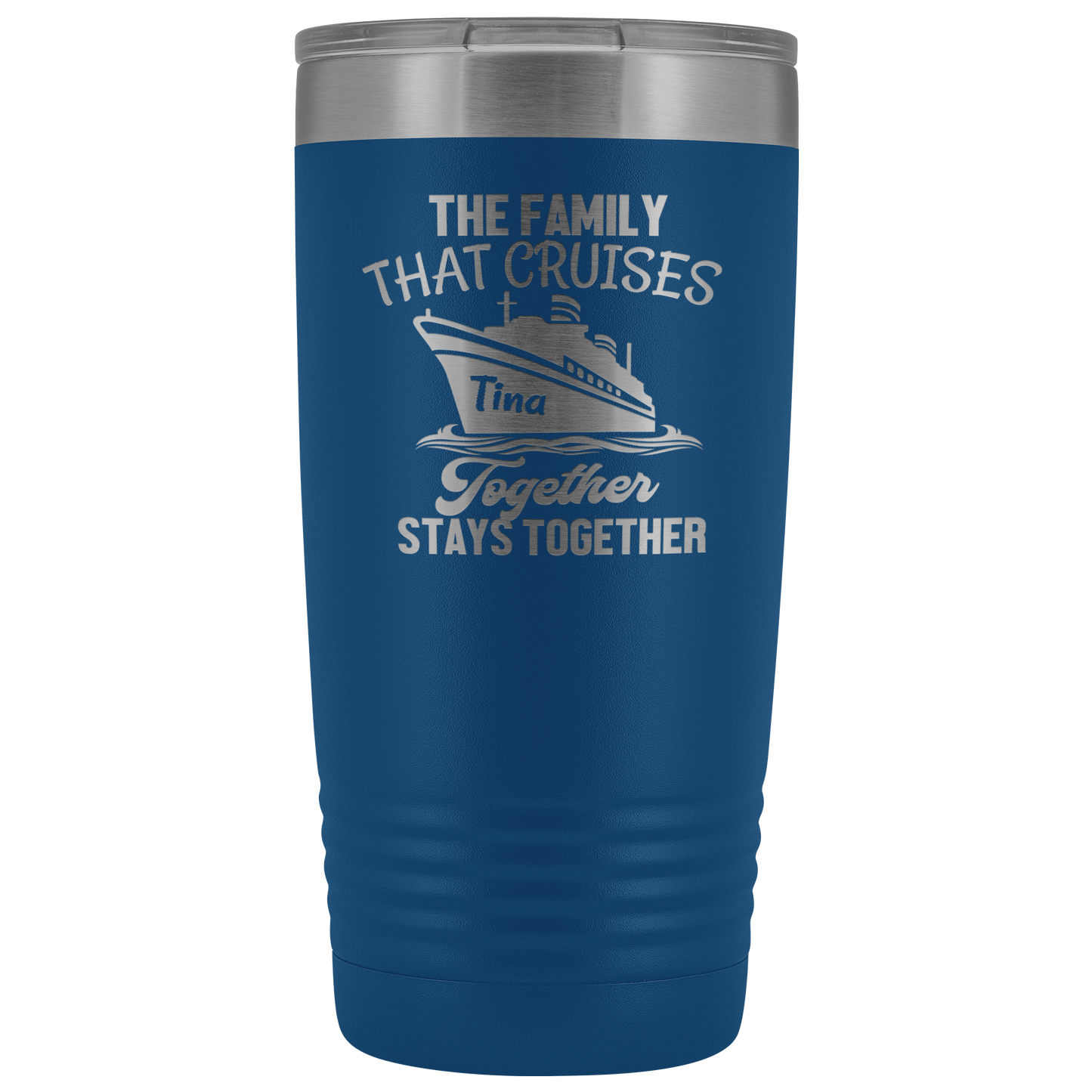 Cruise Life | Personalized The Family That Cruises Together 20 oz Tumbler - Tumblers