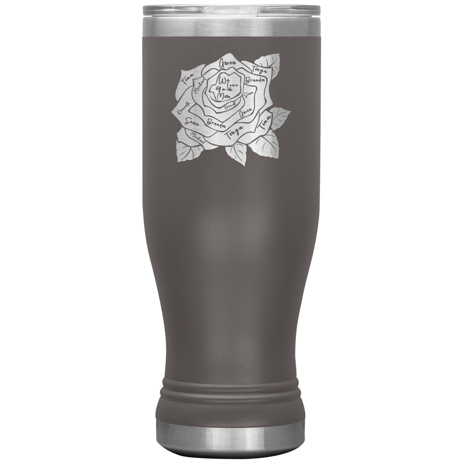 20 oz Personalized Boho Mothers Day Tumbler | Mom Gifts-Tumblers-TD Gift Solutions.com