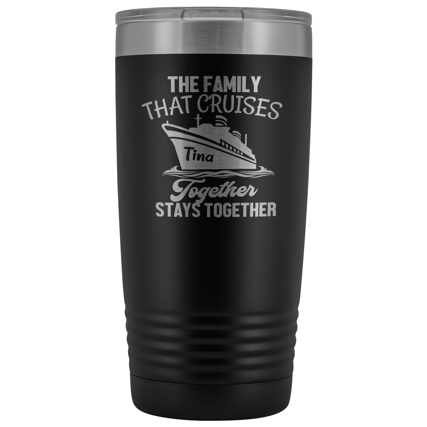 Cruise Life | Personalized The Family That Cruises Together 20 oz Tumbler - Tumblers