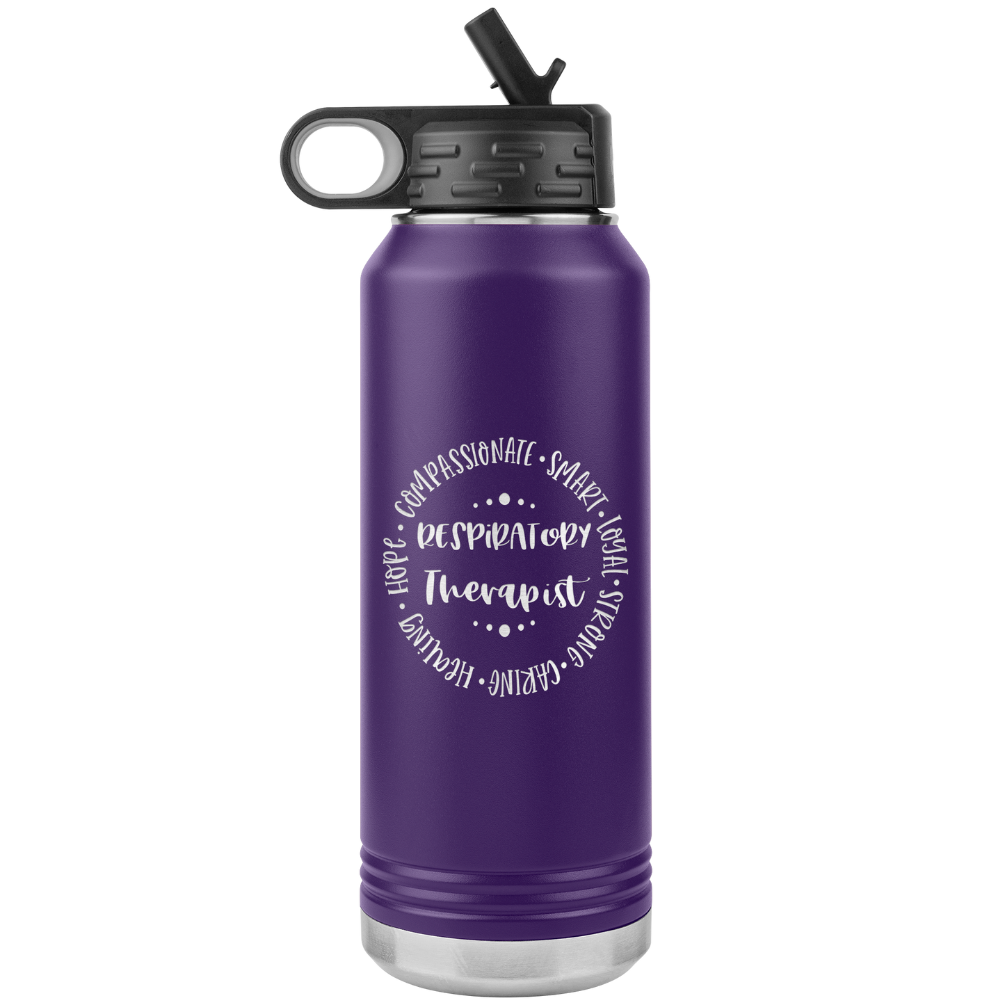 Respiratory Care Week 2020 | Respiratory Therapist 32 oz Water Bottle-Tumblers-TD Gift Solutions.com