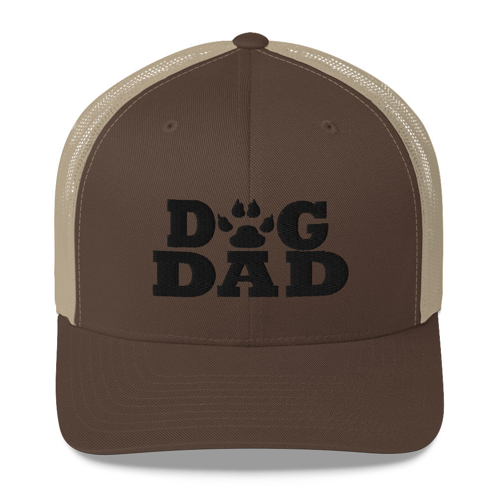 Dad Gifts | Trucker Style Paw Print Dog Dad Cap-TD Gift Solutions.com