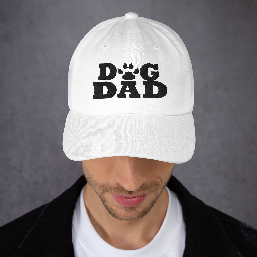Father's Day | Paw Print Dog Dad Embroidered Hat-TD Gift Solutions.com