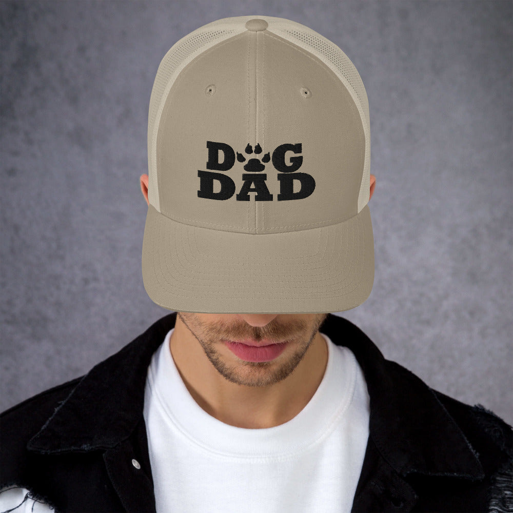 Dad Gifts | Trucker Style Paw Print Dog Dad Cap-TD Gift Solutions.com