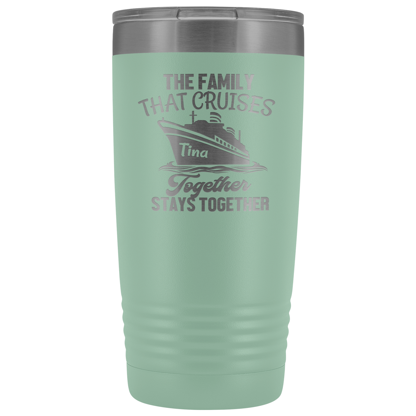 Cruise Life | Personalized The Family That Cruises Together 20 oz Tumbler - Tumblers