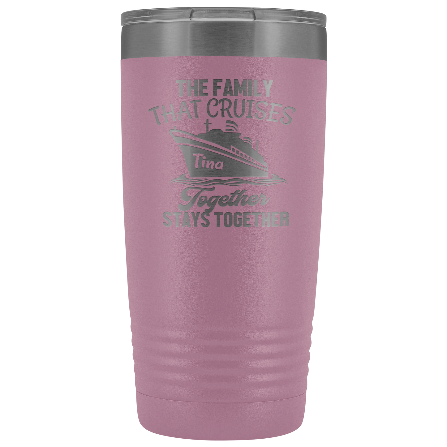 Cruise Life | Personalized The Family That Cruises Together 20 oz Tumbler - Tumblers