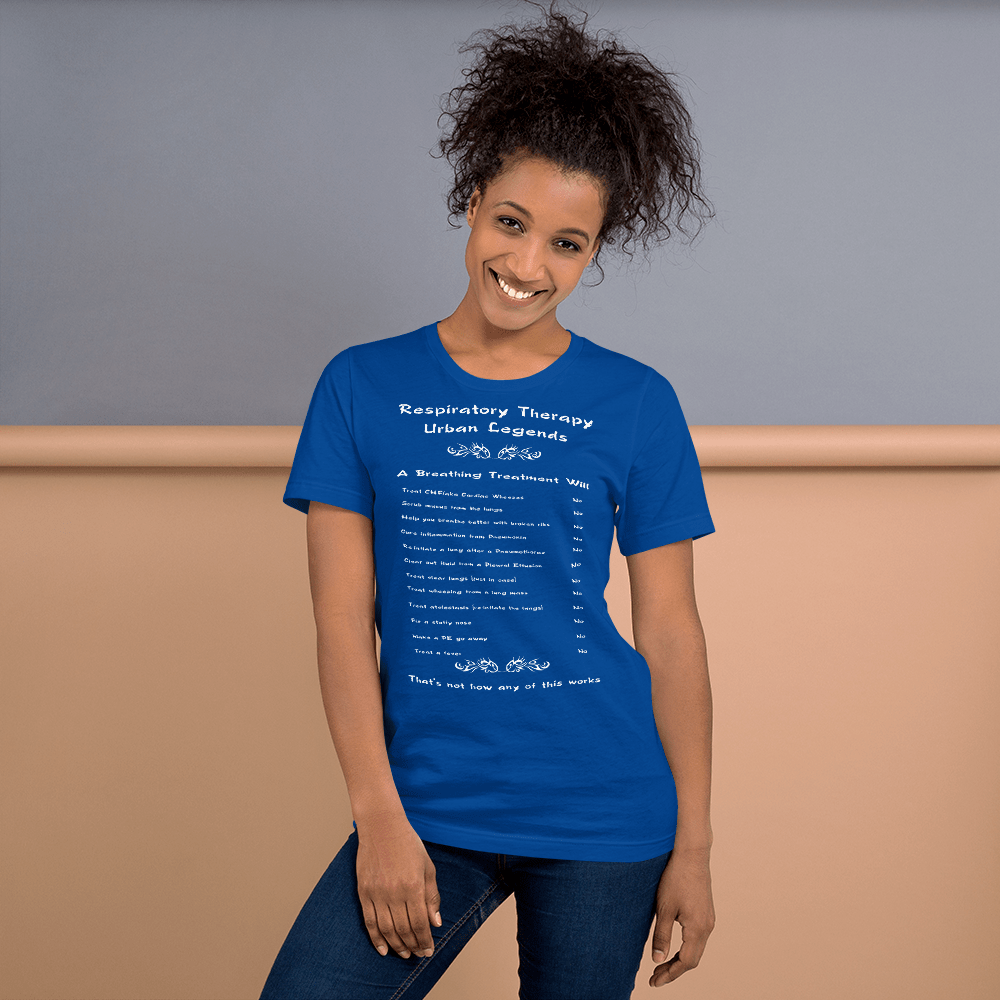Respiratory Therapy Urban Legends Short-Sleeve Unisex T-Shirt | RT Swagger-T-Shirt-TD Gift Solutions.com