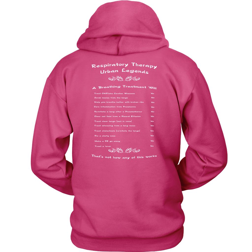 Respiratory Therapy Urban Legends Unisex Hoodie | RT Swag - T-shirt