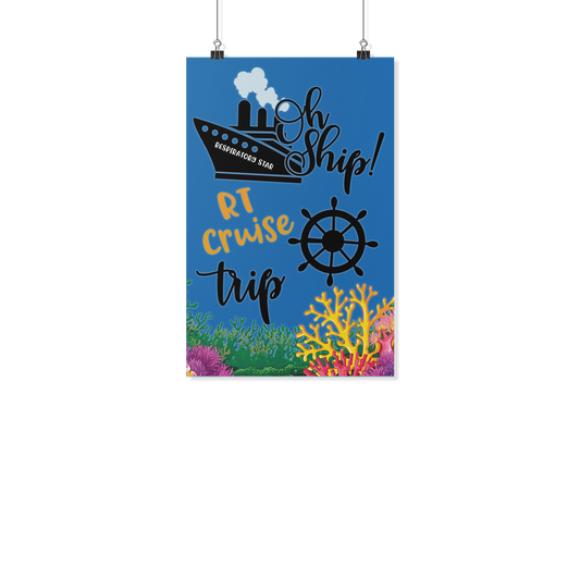 RT Swag | RT Cruise Ship Door Poster | RT Life | Cruise Vacation - Posters