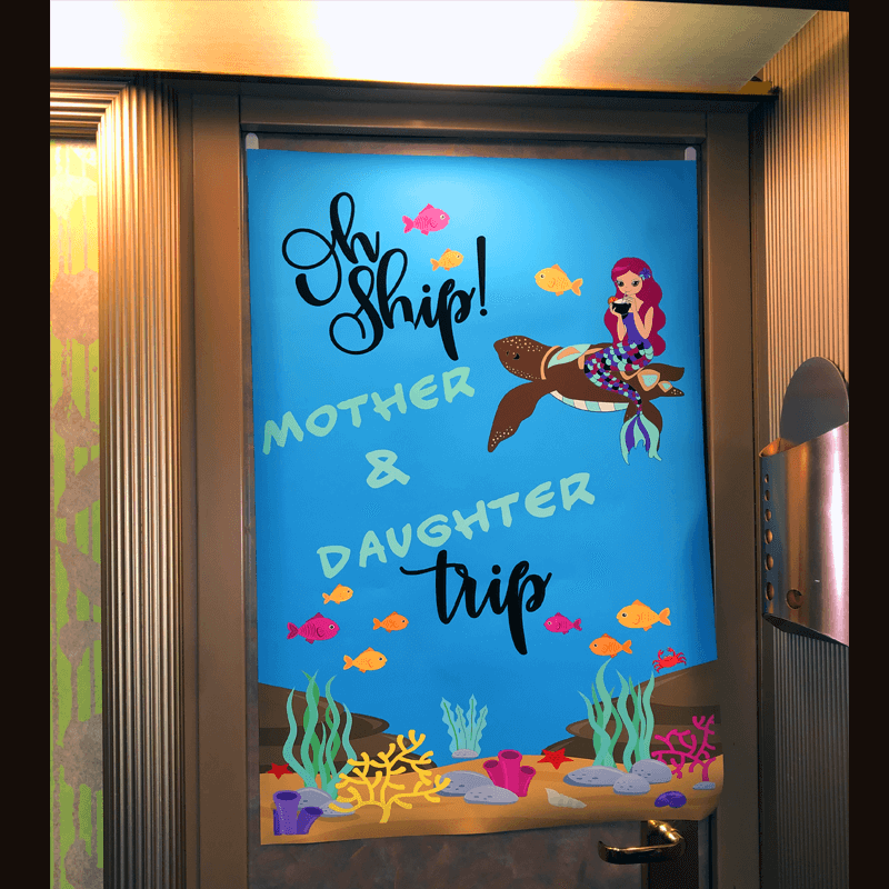 Cruise Vacation | Mother & Daughter Trip Cruise Ship Door Poster | Cruise Life - Poster
