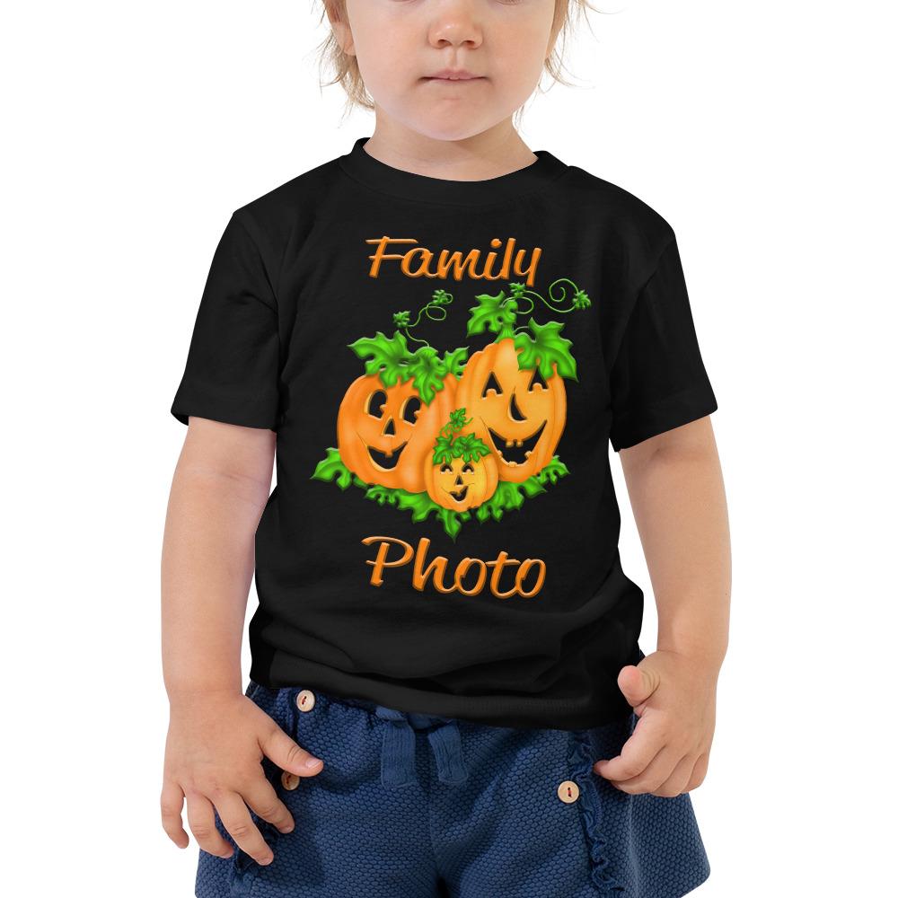 Pumpkin Shirt | Pumpkin Family Photo Short-Sleeve T Shirts-TD Gift Solutions.com