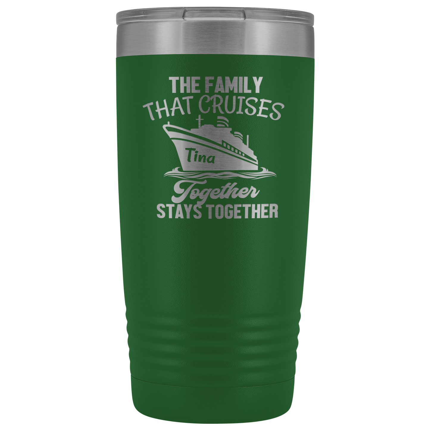 Cruise Life | Personalized The Family That Cruises Together 20 oz Tumbler - Tumblers