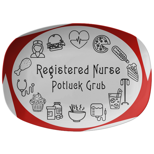 RN Life | Nursing Life Serving Platter | RN Gifts - Dinnerware