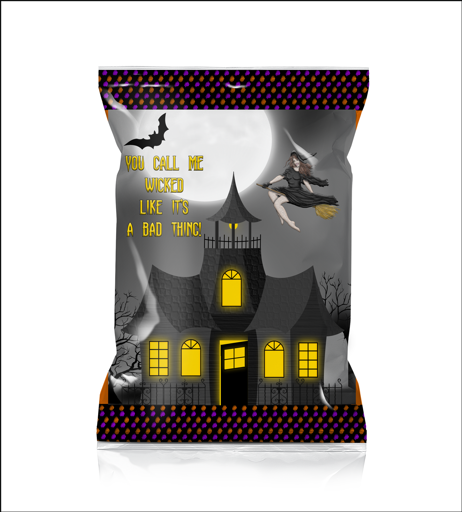 Party Gear | You Call Me Wicked Chip Bag Favors - Chip Bag Favors